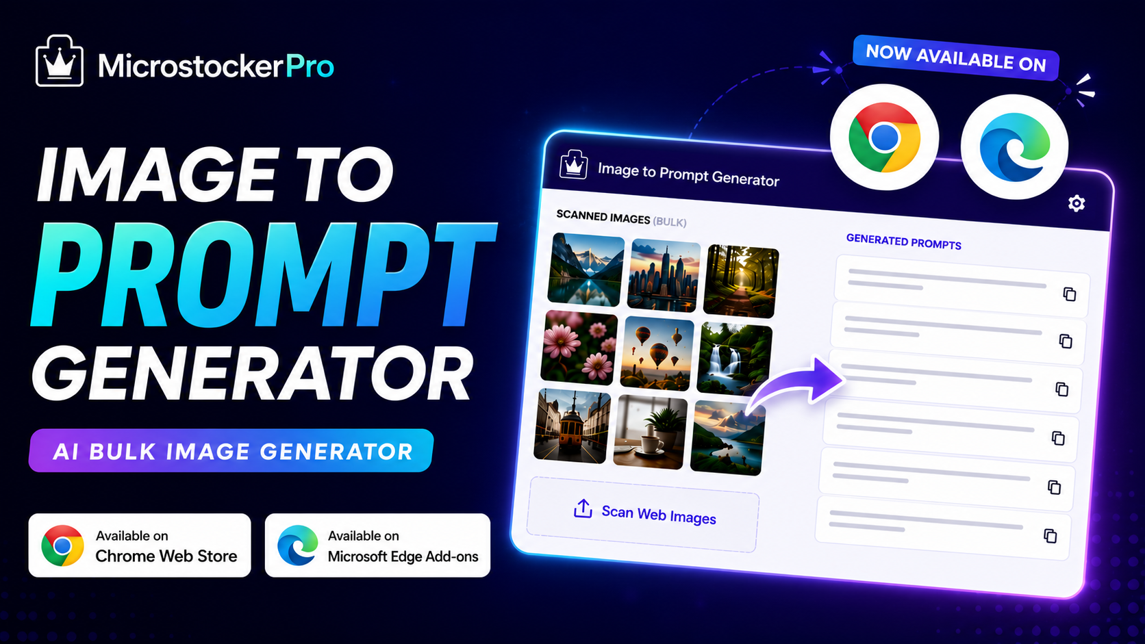 Free Chrome Extension for Image to Prompt Reverse-Engineering